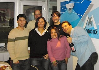 Gruppenfoto v.l.: Steve, JörgW, Sarah, Melina, JörgN und Lucian