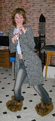 Bilder bei Tanja zu Hause, Dezember 2003